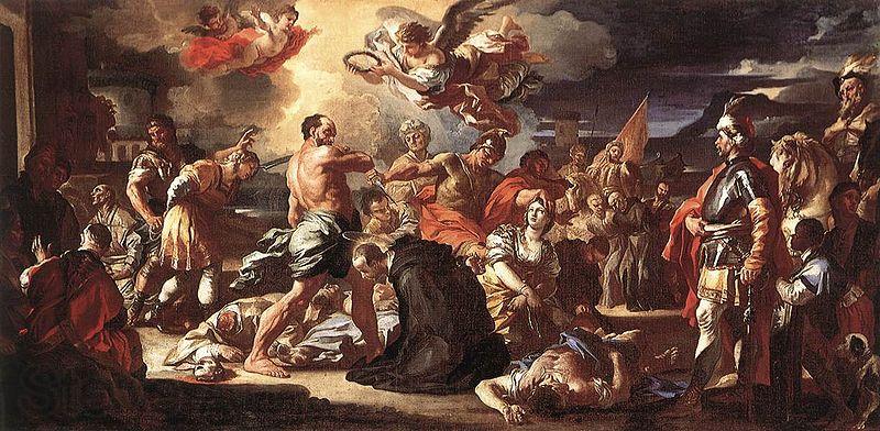 Francesco Solimena The Martyrdom of Sts Placidus and Flavia Germany oil painting art